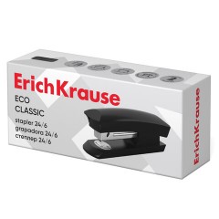 Степлер №24/6 ERICH KRAUSE "Eco", до 30 листов, черный, 28235 - фото 4