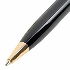 Ручка подарочная шариковая GALANT "Bernini", корпус черный, детали золото, узел 0,7 мм, линия письма 0,5 мм, синяя, 144177 Ручка подарочная шариковая GALANT "Bernini", корпус черный, детали золото, узел 0,7 мм, линия письма 0,5 мм, синяя, 144177 - фото 4