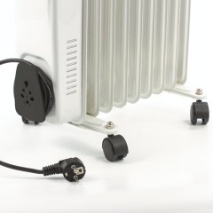 Обогреватель масляный SONNEN DFS-09, 2000 Вт, 9 секций, белый, 453499 - фото 5