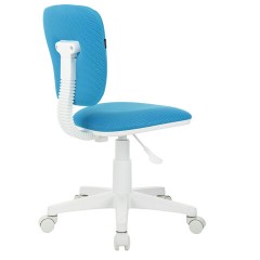 Кресло детское BRABIX "Joy MG-204W", без подлокотников, пластик белый, ткань TW, голубое, 533012 Кресло детское BRABIX "Joy MG-204W", без подлокотников, пластик белый, ткань TW, голубое, 533012 - фото 5