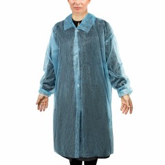 Халат одноразовый голубой на липучках КОМПЛЕКТ 10 шт., XXXL, 60-62 размер, 110 см, рукав на резинке, 30 г/м2, ОПТИТРЕЙД Халат одноразовый голубой на липучках КОМПЛЕКТ 10 шт., XXXL, 60-62 размер, 110 см, рукав на резинке, 30 г/м2, ОПТИТРЕЙД - фото 6