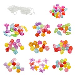 Набор для создания бижутерии и украшений BEADS SET, 200 элементов, 10 видов, прозрачные, BRAUBERG KIDS, 664694 Набор для создания бижутерии и украшений BEADS SET, 200 элементов, 10 видов, прозрачные, BRAUBERG KIDS, 664694 - фото 2