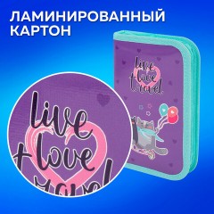 Пенал ПИФАГОР, 1 отделение, ламинированный картон, 19х11 см, "Bike cats", 272241 Пенал ПИФАГОР, 1 отделение, ламинированный картон, 19х11 см, "Bike cats", 272241 - фото 10