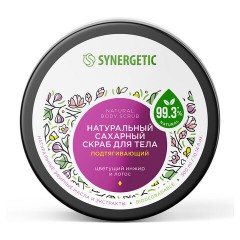 Скраб для тела 300 мл, SYNERGETIC "Цветущий инжир и лотос", натуральный, сахарный, 800004 Скраб для тела 300 мл, SYNERGETIC "Цветущий инжир и лотос", натуральный, сахарный, 800004 - фото 4