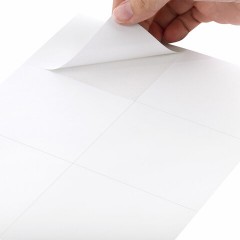 Этикетка самоклеящаяся 105х99 мм, 6 этикеток, белая, 80 г/м2, 50 листов, STAFF BASIC, 115645 - фото 4