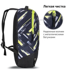 Рюкзак STAFF STRIKE универсальный, 3 кармана, черно-салатовый, 45х27х12 см, 270783 Рюкзак STAFF STRIKE универсальный, 3 кармана, черно-салатовый, 45х27х12 см, 270783 - фото 12