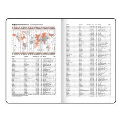 Ежедневник датированный 2026, МАЛЫЙ ФОРМАТ 100х150 мм, А6, BRAUBERG "Rainbow", под кожу, красный, 117256 - фото 9