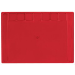 Доска для лепки А4, 280х200 мм, BRAUBERG KIDS, красная, 7 отделений для пластилина, 2 стека, 274257 - фото 3