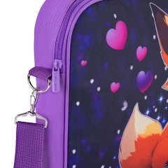 Папка на молнии с ручками BRAUBERG KIDS А4, 1 отделение, регулируемый плечевой ремень, 60 мм, "Fairy fox", 273317 - фото 6