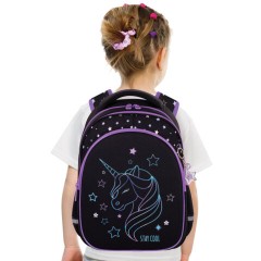 Рюкзак BRAUBERG OPTIMA, 2 отделения, с брелоком, "Radiant unicorn", 36х27х18 см, 273157 - фото 8