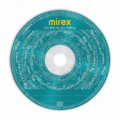 Диск CD-RW MIREX, 700 Мб, 4-12x, бумажный конверт, 1 штука, UL121002A8C - фото 2