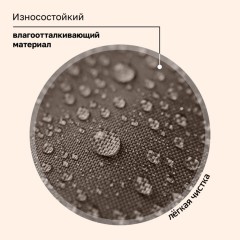 Рюкзак BRAUBERG PASTEL с термонашивками в комплекте, "Лучшие друзья", коричневый, 40х29х14 см, 274435 - фото 15