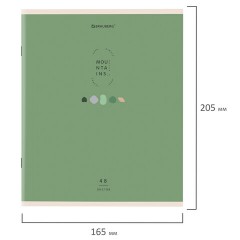 Тетрадь А5 48 л. BRAUBERG скоба, клетка, обложка картон, "Natural" (микс в спайке), 404359 Тетрадь А5 48 л. BRAUBERG скоба, клетка, обложка картон, "Natural" (микс в спайке), 404359 - фото 9