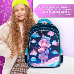 Рюкзак BRAUBERG KIDS FLOSSY, 2 отделения, 3 кармана, "Sky girl", 3D-панель, 40х28х18 см, 273179 Рюкзак BRAUBERG KIDS FLOSSY, 2 отделения, 3 кармана, "Sky girl", 3D-панель, 40х28х18 см, 273179 - фото 17