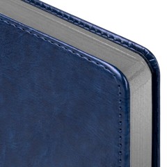 Ежедневник датированный 2026 А5 138x213 мм, BRAUBERG "Inspiration", под кожу, цветной срез, синий, 117474 - фото 4