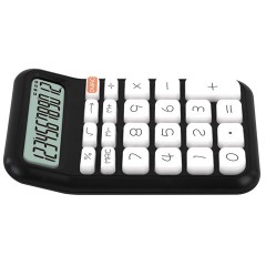 Калькулятор настольный BRAUBERG KW-500-BK (93x148 мм), 3D-кнопки, 12 разрядов, черный, 272954 - фото 5