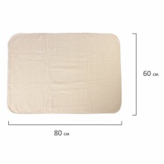 Тряпка для пола 60х80 см, трехслойная, нитепрошивная (НЕТКОЛ), 360 г/м2, светлая, 100% хлопок, LAIMA, 606632 Тряпка для пола 60х80 см, трехслойная, нитепрошивная (НЕТКОЛ), 360 г/м2, светлая, 100% хлопок, LAIMA, 606632 - фото 2