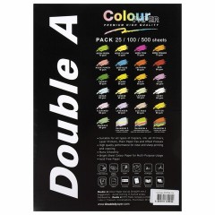 Бумага цветная DOUBLE A, А4, 80 г/м2, 500 л., пастель, розовая Бумага цветная DOUBLE A, А4, 80 г/м2, 500 л., пастель, розовая - фото 3