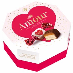 Конфеты глазированные KONTI "Amour" из мягкой нуги и карамели, 150 г, 17322 Конфеты глазированные KONTI "Amour" из мягкой нуги и карамели, 150 г, 17322 - фото 3