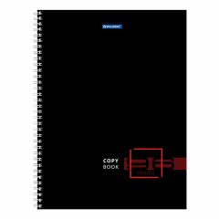 Тетрадь А4, 96 л., BRAUBERG, гребень, клетка, глянцевый лак, "Dark", 404060 - фото 6