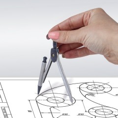 Готовальня ПИФАГОР 8 предметов: циркуль 120 мм, чертежные принадлежности, пластиковый пенал, 210860 - фото 7
