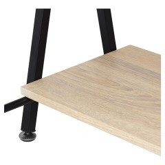 Стол на металлокаркасе BRABIX "LOFT CD-004", 1200х535х1110 мм, 3 полки, цвет дуб натуральный, 641220 - фото 9