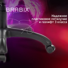 Кресло компьютерное BRABIX PREMIUM "Rapid GM-102", экокожа/ткань, черное/синее, 532106 - фото 10