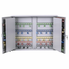 Шкафчик (Ключница) на 300 ключей BRAUBERG, 730х550х140 мм, с замком, +300 брелоков, серый, 290341 Шкафчик (Ключница) на 300 ключей BRAUBERG, 730х550х140 мм, с замком, +300 брелоков, серый, 290341 - фото 3
