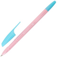 Ручки шариковые BRAUBERG "X-333 PASTEL MIX", НАБОР 8 ШТУК, СИНИЕ, узел 0,7 мм, линия письма 0,35 мм, 144535 - фото 4
