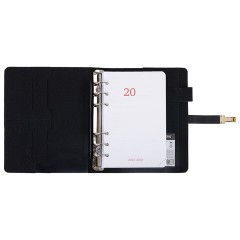 Ежедневник-органайзер недатированный В6 150х190 мм BRAUBERG "Orion", под кожу, 160 л., черный, 116209 - фото 2