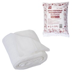 Марля медицинская отбеленная, отрез 0,9х10 м, плотность 36 (±2) г/м2, NF