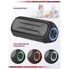 Колонка портативная DEFENDER Enjoy S1000, 2.0, 20 Вт, bluetooth, microUSB, черная, 65688 Колонка портативная DEFENDER Enjoy S1000, 2.0, 20 Вт, bluetooth, microUSB, черная, 65688 - фото 4