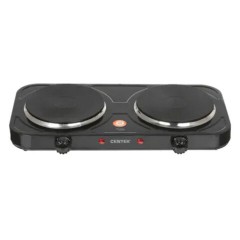 Настольная электрическая плита CENTEK CT-1507, 2000Вт, 2 конфорки, 5 режимов нагрева, черная, CT-1507 Black Настольная электрическая плита CENTEK CT-1507, 2000Вт, 2 конфорки, 5 режимов нагрева, черная, CT-1507 Black - фото 2