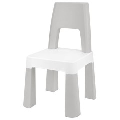 Стол детский + стул BRABIX KIDS CS-003, 2-7 лет, пластик белый + серый, 533292 - фото 6