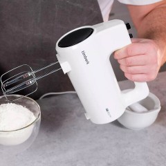 Миксер TIMBERK T-HM40S48, 700 Вт, 5 скоростей, 2 венчика, 2 крюка для теста, белый Миксер TIMBERK T-HM40S48, 700 Вт, 5 скоростей, 2 венчика, 2 крюка для теста, белый - фото 14