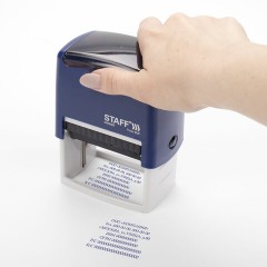 Штамп самонаборный 7-строчный STAFF, оттиск 60х35 мм, "Printer 8028", КАССЫ В КОМПЛЕКТЕ, 237429 Штамп самонаборный 7-строчный STAFF, оттиск 60х35 мм, "Printer 8028", КАССЫ В КОМПЛЕКТЕ, 237429 - фото 11