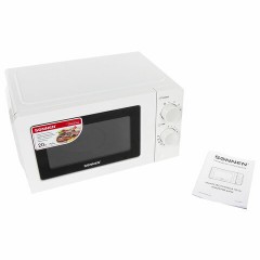 Микроволновая печь SONNEN MW2070B-6MW, 20 л, 700 Вт, таймер, механическое управление, белая, 454651 Микроволновая печь SONNEN MW2070B-6MW, 20 л, 700 Вт, таймер, механическое управление, белая, 454651 - фото 5