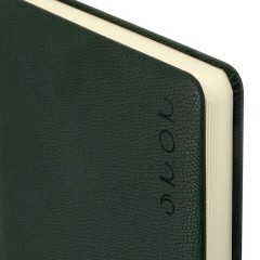 Ежедневник датированный 2026, А5, 138х213 мм, BRAUBERG "Essential", под кожу, держатель, темно-зеленый, 117394 - фото 5