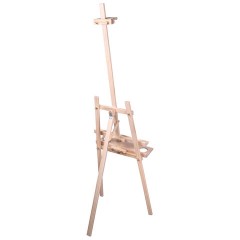 Мольберт напольный из сосны Лира с полкой, 170х55х70 см, высота холста до 107 см, BRAUBERG ART CLASSIC, 192261 - фото 11