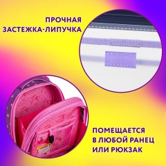 Папка для тетрадей ЮНЛАНДИЯ А5, пластик, 2 отделения, клапан на липучке, "Bored cat", 272189 Папка для тетрадей ЮНЛАНДИЯ А5, пластик, 2 отделения, клапан на липучке, "Bored cat", 272189 - фото 8