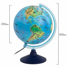 Глобус интерактивный + очки VR, зоогеографический, GLOBEN, 25см, с подсветкой, INT12500306 Глобус интерактивный + очки VR, зоогеографический, GLOBEN, 25см, с подсветкой, INT12500306 - фото 12