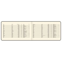 Еженедельник датированный 2026 МАЛЫЙ ФОРМАТ 105х160 мм, А6, BRAUBERG "Imprint", тиснение, черный, 117209 - фото 10