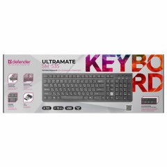 Клавиатура беспроводная DEFENDER UltraMate SM-535 RU, USB, 108 клавиш, 2,4 Ghz, черная, 45535 Клавиатура беспроводная DEFENDER UltraMate SM-535 RU, USB, 108 клавиш, 2,4 Ghz, черная, 45535 - фото 6