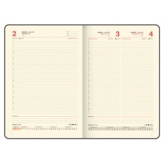 Ежедневник датированный 2026, БОЛЬШОЙ ФОРМАТ 210х297 мм, А4, BRAUBERG "Comodo", под кожу, синий, 117243 - фото 12