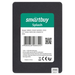 Твердотельный накопитель SSD SMARTBUY Splash 256GB, 2,5", SATA III, черный, SBSSD-256GT-MX902-25S3 Твердотельный накопитель SSD SMARTBUY Splash 256GB, 2,5", SATA III, черный, SBSSD-256GT-MX902-25S3 - фото 2