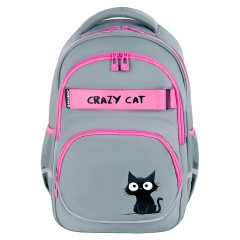 Рюкзак BRAUBERG MOTION, 2 отделения, 3 кармана, "Crazy cat", 41х28х17 см, 273115 Рюкзак BRAUBERG MOTION, 2 отделения, 3 кармана, "Crazy cat", 41х28х17 см, 273115 - фото 2