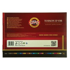Пастель мягкая художественная KOH-I-NOOR "Toison D'or", 36 цвета, квадратное сечение, 8585036001KS Пастель мягкая художественная KOH-I-NOOR "Toison D'or", 36 цвета, квадратное сечение, 8585036001KS - фото 4
