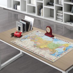 Коврик-подкладка настольный для письма (590х380 мм), с картой России, BRAUBERG, 236776 - фото 7