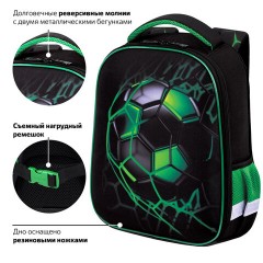 Ранец BRAUBERG KIDS START, 1 отделение, 2 кармана, "Green ball", 35х26х13 см, 272092 Ранец BRAUBERG KIDS START, 1 отделение, 2 кармана, "Green ball", 35х26х13 см, 272092 - фото 12