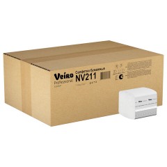 Салфетки VEIRO Professional (Система N4), Comfort, КОМПЛЕКТ 15 шт. х 220 шт., 2-слойные, белые, 21х16,2, V, NV211 - фото 6